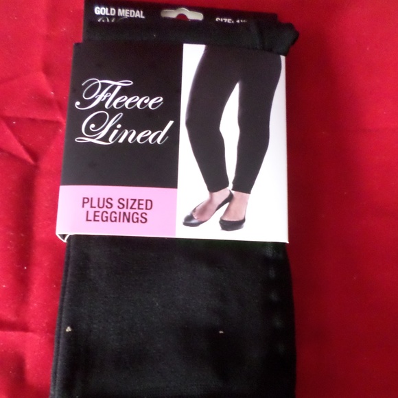 gold medal fleece lined leggings